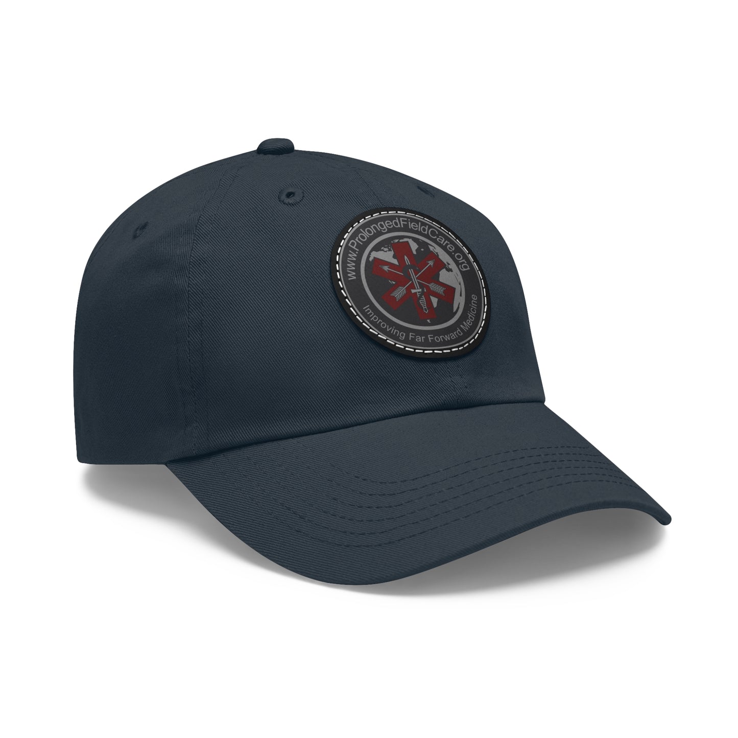 PFC.org Dad Hat with Leather Patch (Round)