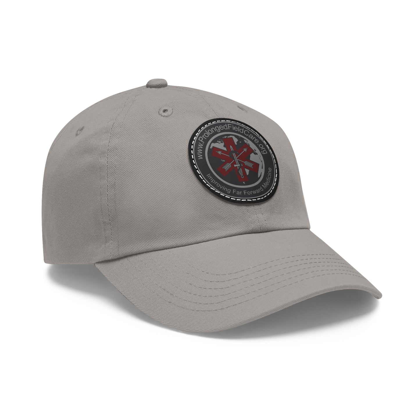 PFC.org Dad Hat with Leather Patch (Round)