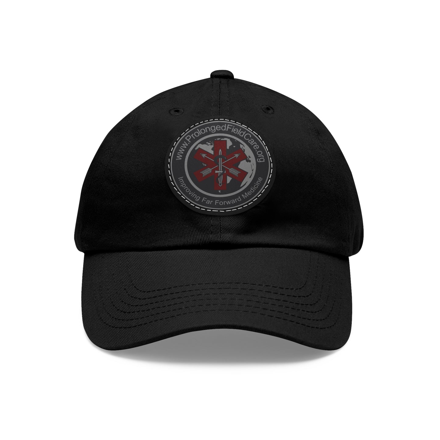 PFC.org Dad Hat with Leather Patch (Round)