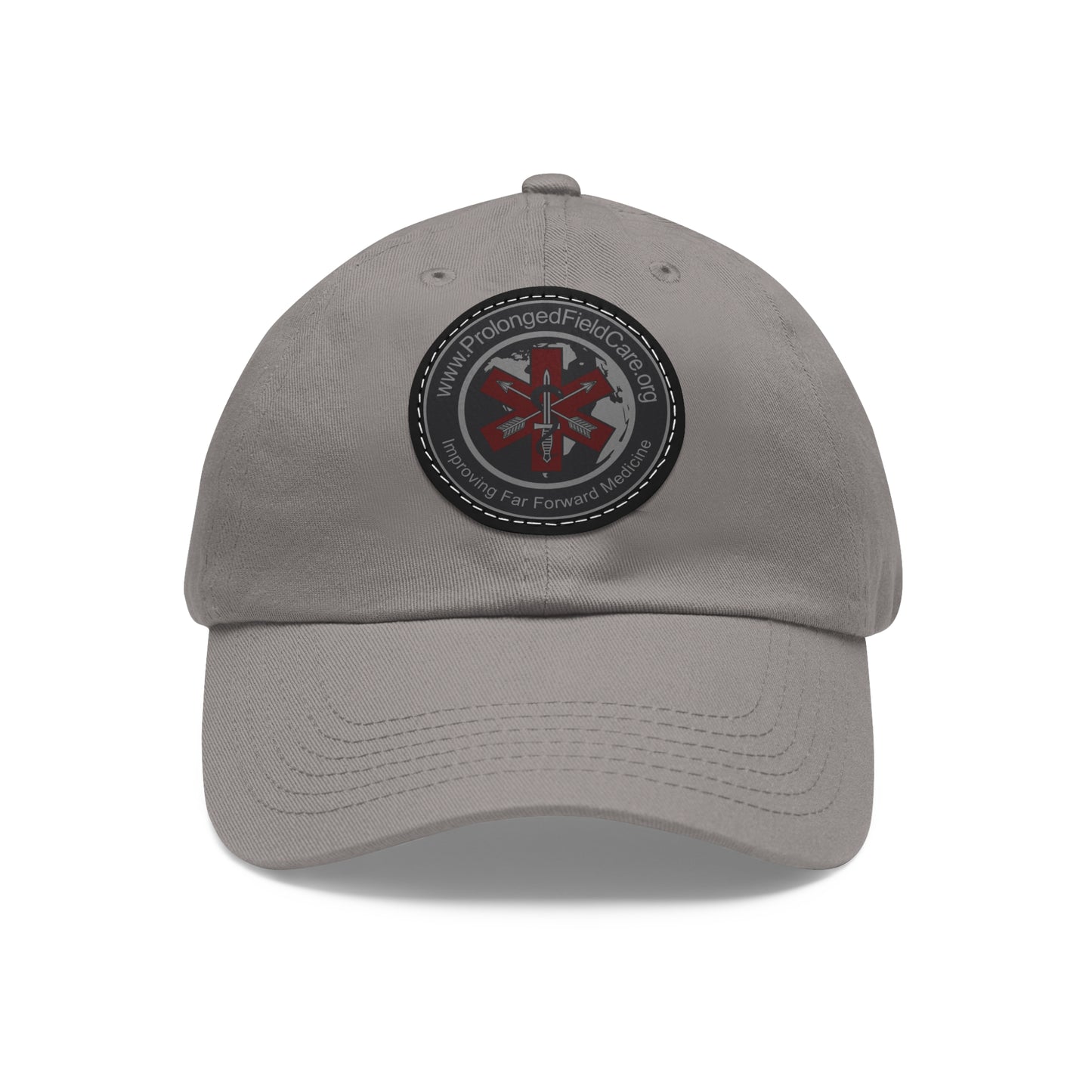 PFC.org Dad Hat with Leather Patch (Round)