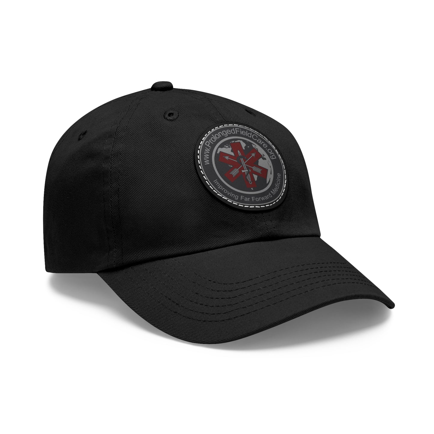 PFC.org Dad Hat with Leather Patch (Round)