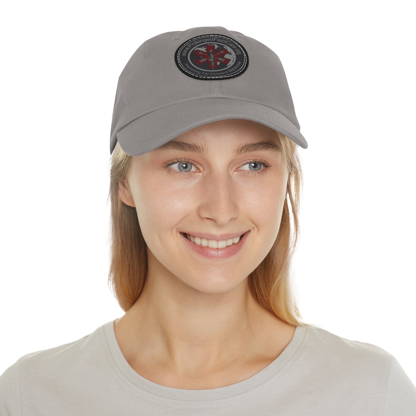 PFC.org Dad Hat with Leather Patch (Round)