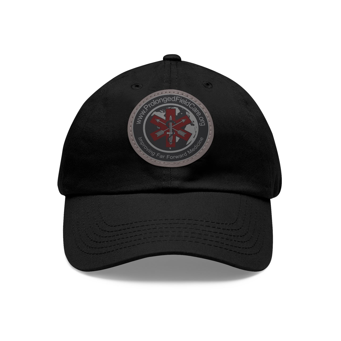 PFC.org Dad Hat with Leather Patch (Round)