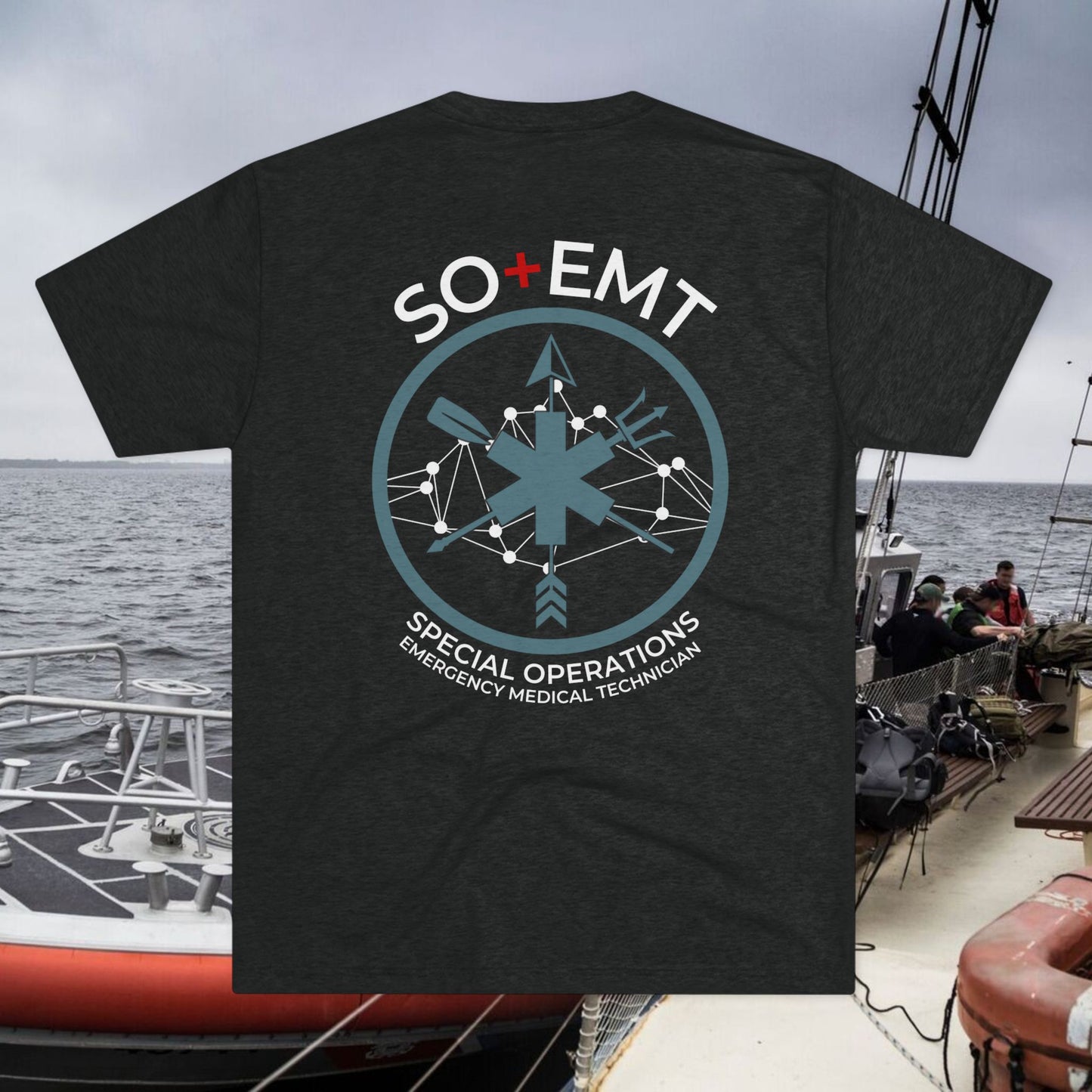 SO+EMT Unisex Tri-Blend Crew Tee