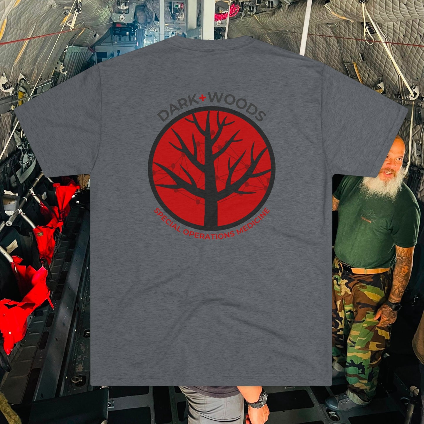 Dark Woods Special Operations Medicine - Unisex Tri-Blend Crew Tee