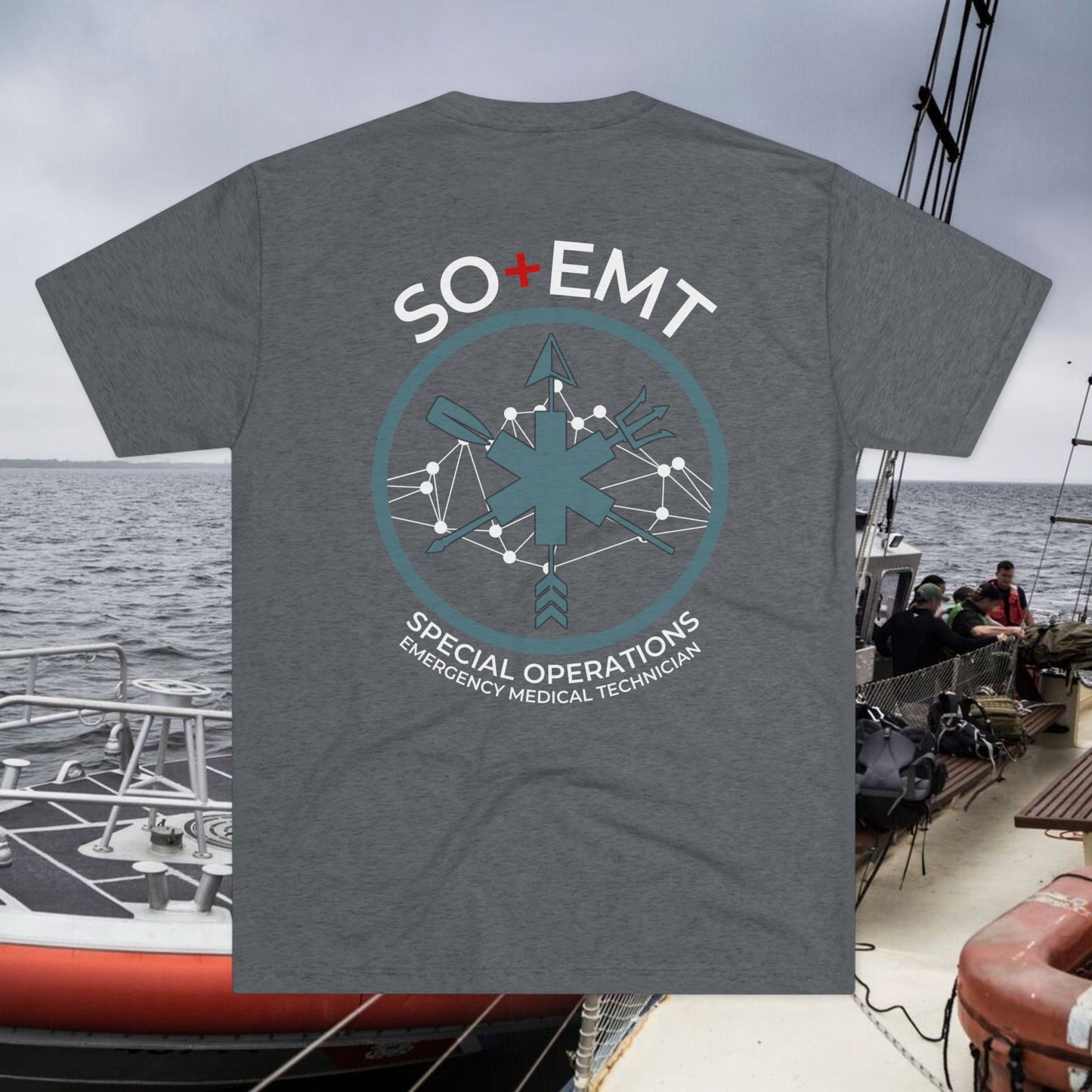 SO+EMT Unisex Tri-Blend Crew Tee